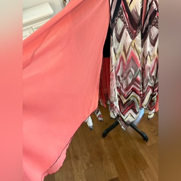 Asymmetrical Midi Skirt with Slit - Picture 3 of 5